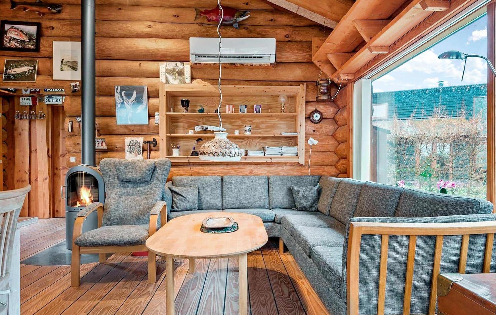 Cozy Home In Kibaek With Kitchen Exterior foto