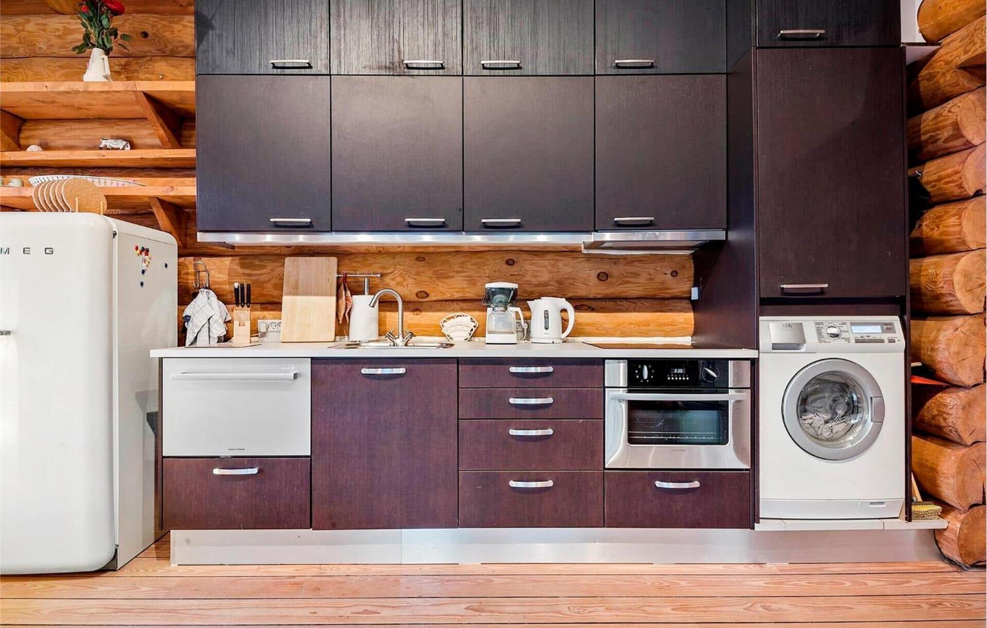 Cozy Home In Kibaek With Kitchen Exterior foto